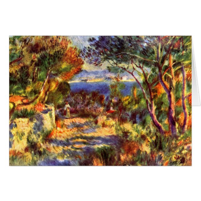 L'Estaque by Pierre Renoir, Vintage Impressionism (Front Horizontal)