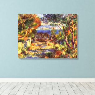 L'Estaque by Pierre Renoir, Vintage Impressionism Canvas Print