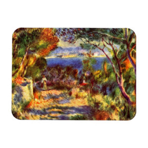 L'Estaque by Pierre Renoir, Vintage Impressionism Magnet