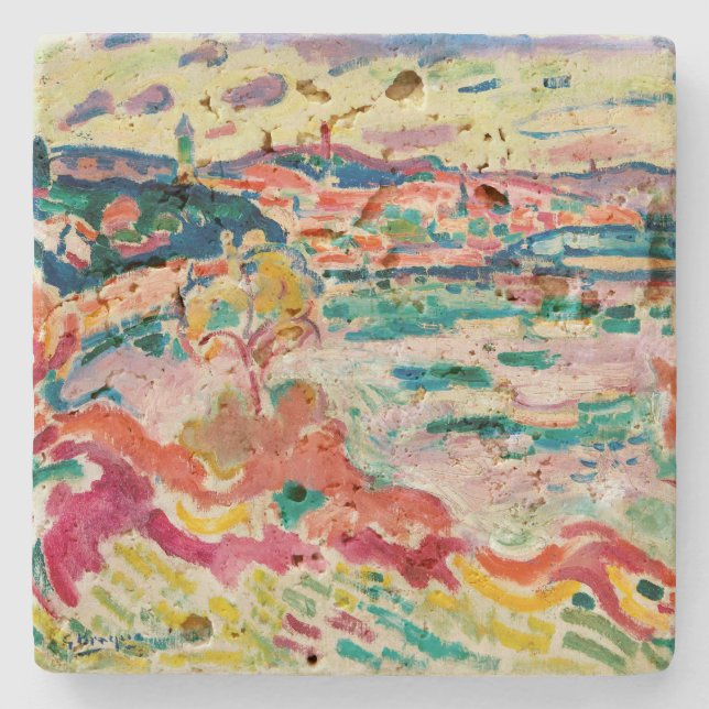L'Estaque | Georges Braque | Stone Coaster (Front)
