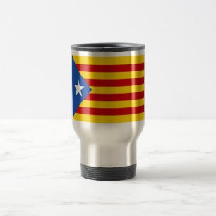 "L'Estelada Blava" Catalan Independence Flag Travel Mug