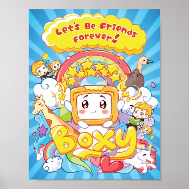 Let39;s Be Friends Forever Boxy Poster (Front)