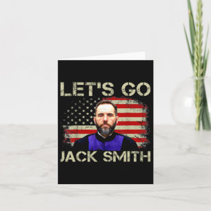 Let39s Go Jack Smith American Flag Summer  Card