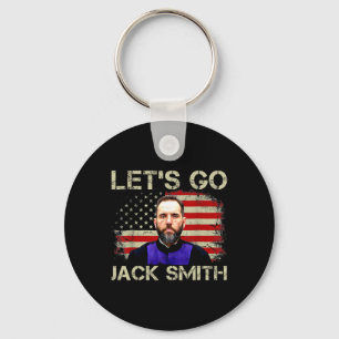 Let39s Go Jack Smith American Flag Summer Key Ring