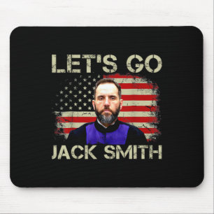 Let39s Go Jack Smith American Flag Summer  Mouse Pad
