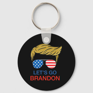 Let#39;s Go Brandon Chant Funny Biden Political Tr Key Ring