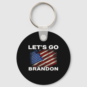 Let#39;s Go Brandon Flag Joe Biden Donald Trump Pa Key Ring