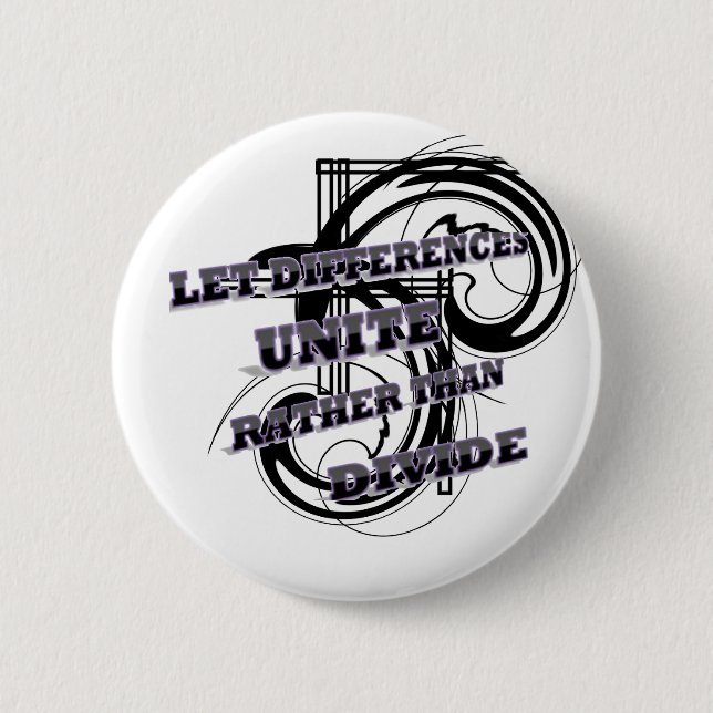 Let Differences Unite Button (Front)
