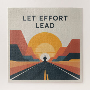 Let Effort Lead Jigsaw Puzzle