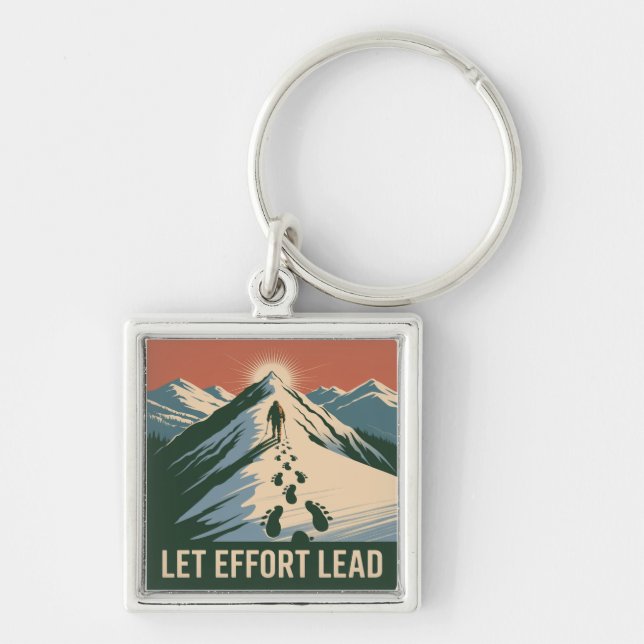 Let Effort Lead Key Ring (Front)
