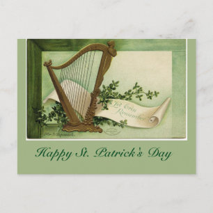 Let Erin Remember St. Patrick's Day Postcard