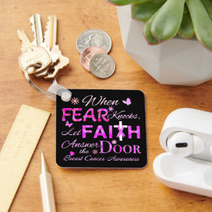 Let FAITH Answer the Door Key Ring