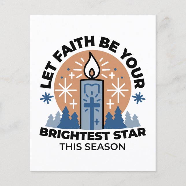 Let Faith Shine Bright: Winter Theme Flyer (Front)