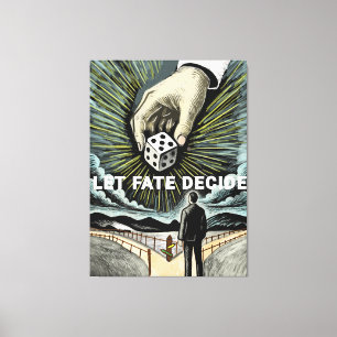 Let Fate Decide  Canvas Print