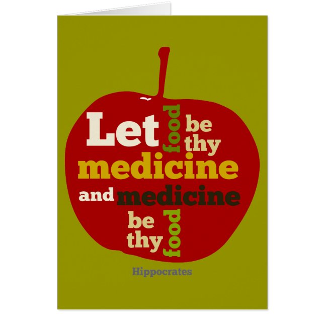 Let Food be thy Medicine APPLE (Front)