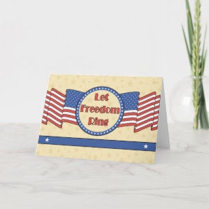 Let Freedom Ring Card