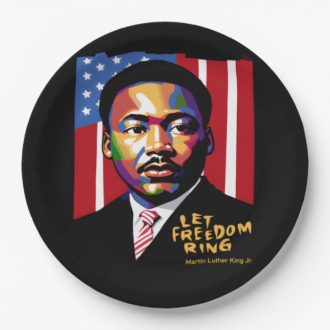 Let Freedom Ring Funny Quote Paper Plate (Front)