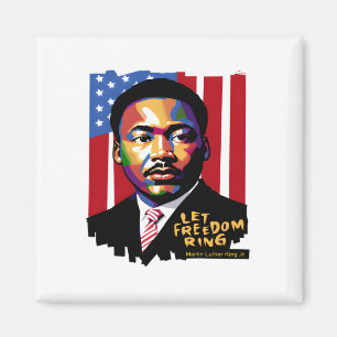 Let Freedom Ring, MLK Quote, Black History Magnet