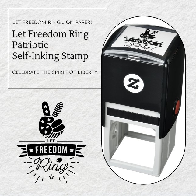 Let Freedom Ring Patriotic Self-Inking Stamp (Let Freedom Ring Patriotic Self-Inking Stamp)