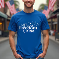 Let Freedom Ring Patriotic Typography