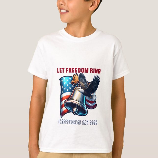 Let Freedom Ring Trending Quote T-Shirt (Front)