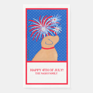 Let Freedom Ring Yellow Dog Cloth Guest Towel Napkin