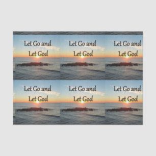 LET GO AND LET GONE SUNRISE DESIGN TISSUE PAPER