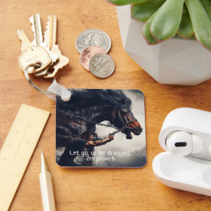 "Let Go" and Powerful Horse Key Ring