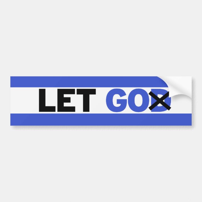 Let GO Bumper Sticker (Front)