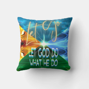 Let Go Let God Cushion