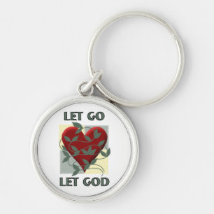 Let Go Let God Key Ring