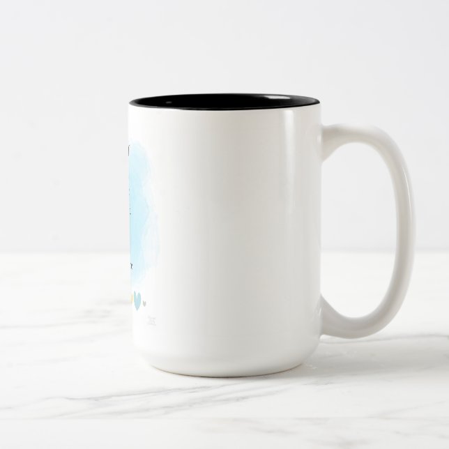 Let Go, Nourish, and Open — Inspirational Mug (Right)