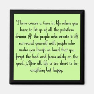 Let go of drama magnet