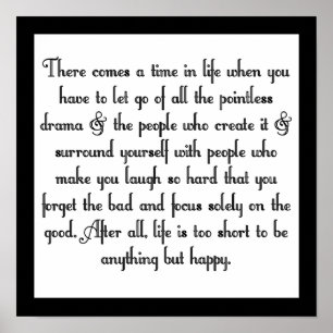 Let go of drama poster