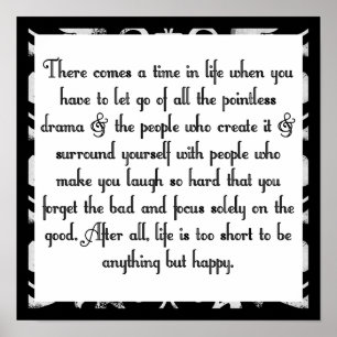 Let go of drama poster