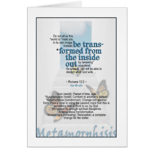 Let God transform you - Romans 12:2