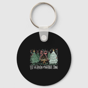 Let Heaven & Nature Sing Christmas Baby Jesus Key Ring