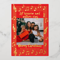 Let Heaven Sing Musical Border One Photo Christmas