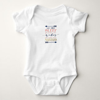Let Her Sleep Baby Shower Gift Bodysuit