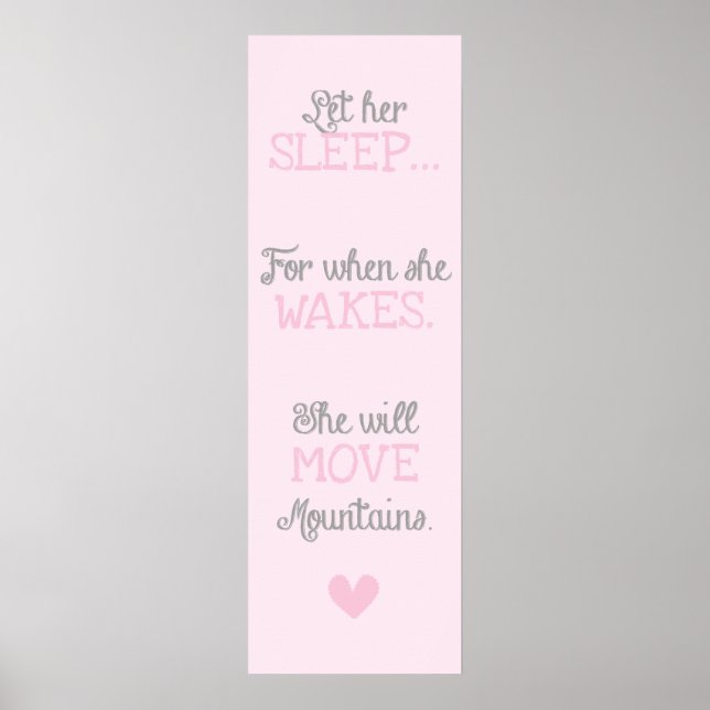 Let her sleep. poster (Front)