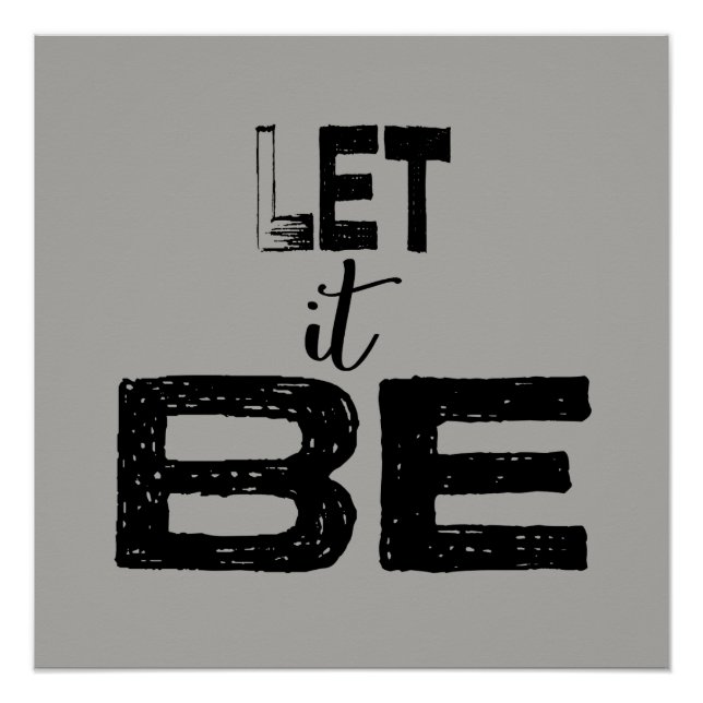 Let It Be Poster (Front)