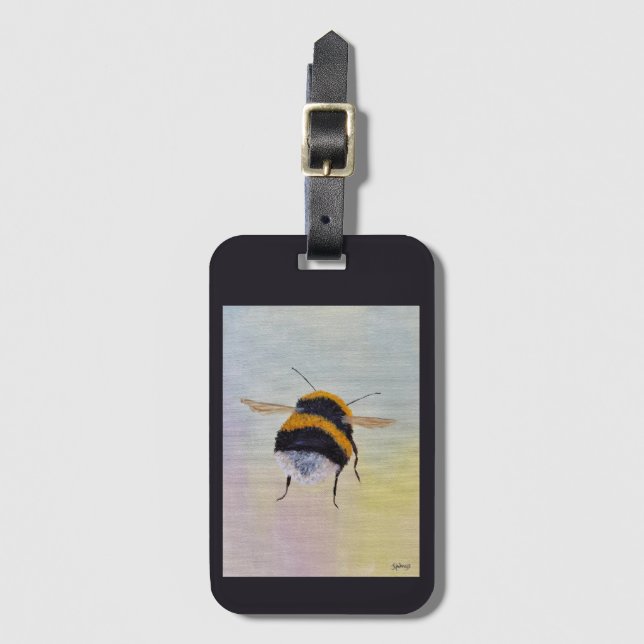Let It Bee Luggage Tag (Front Vertical)