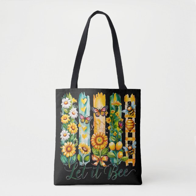 Let It Bee Tote Bag (Front)