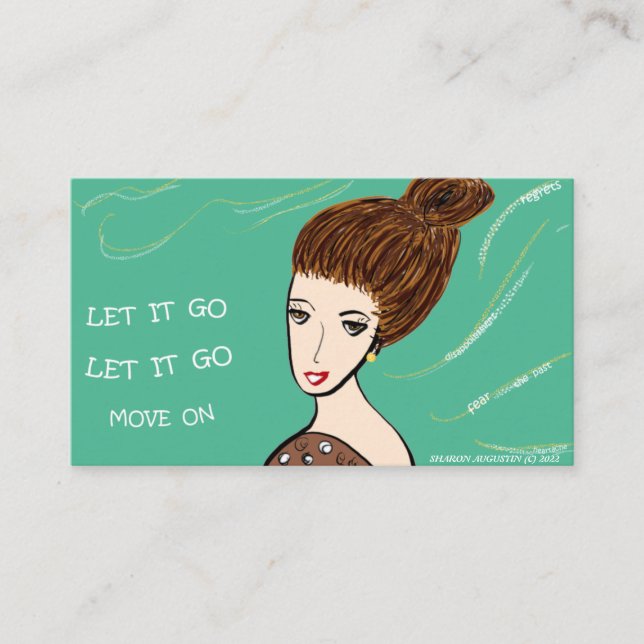 LET IT GO - LET IT GO - MOVE ON BUSINESS CARD (Front)