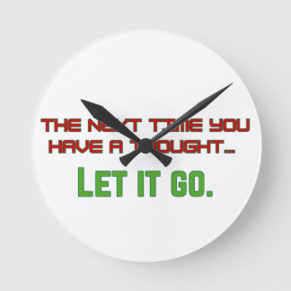 Let it go round clock