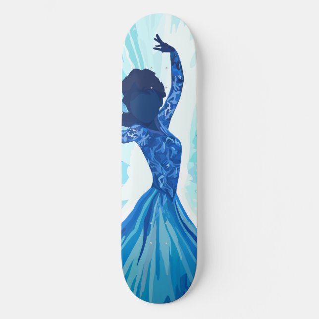 Let It Go Skateboard (Front)