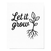 Let It Grow - Botanical Wall