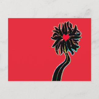 'Let It Grow' Flower Postcard