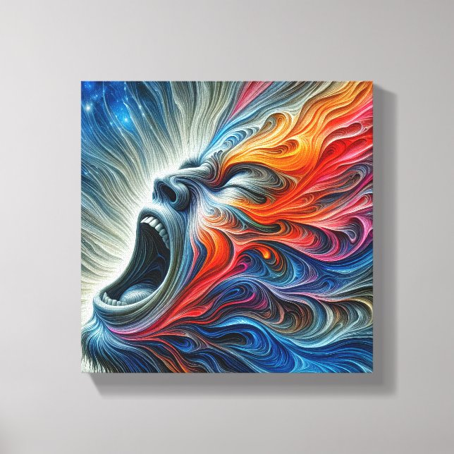Let It Out Canvas Print (Front)