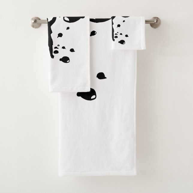 Let It Rain (hockey) Bath Towel Set (Insitu)